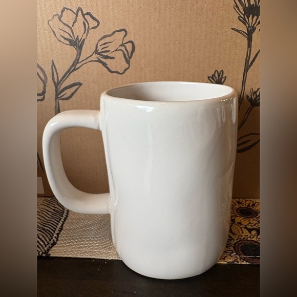 Rae Dunn White Ceramic “BESTIE” Mug with Black Text - Picture 3 of 4